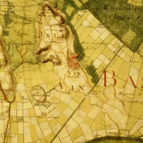 Vix sur une carte de Claude MASSE en 1720